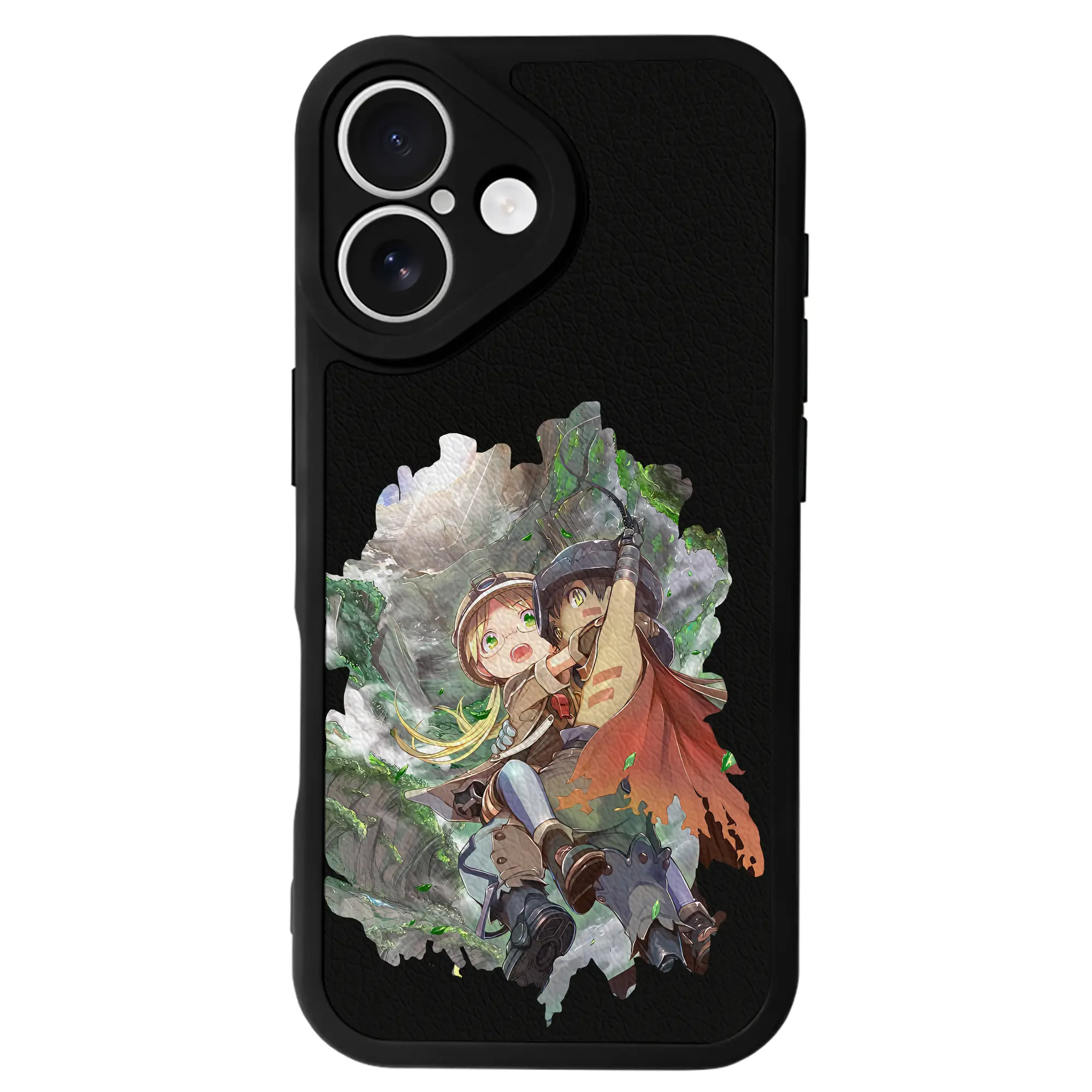 メイドインアビス グッズ,リコ - IPhone 16シリーズ対応 ・ シリコンスマホケース ・ レザー調 ・ 高精度フィット ・ 耐衝撃 ・ ワイヤレス充電対応 ・ 精密カット